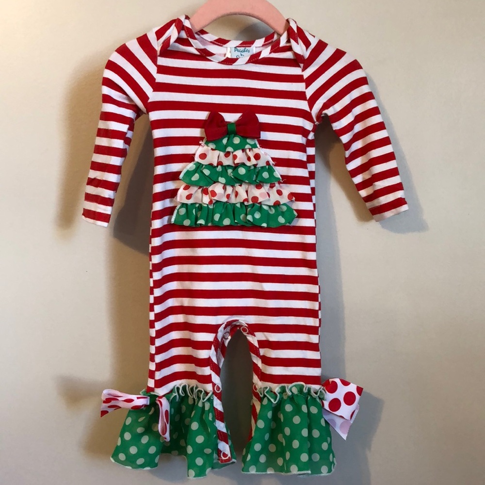 Peaches N Cream baby girl Christmas